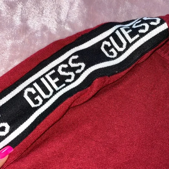 Burgundy Guess Sweater - Picture 3 of 3